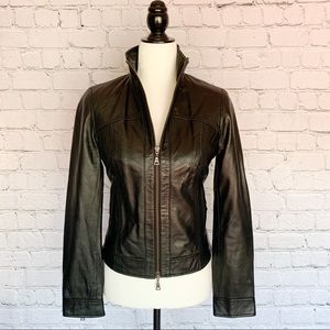 Danier Leather Jacket - BLACK